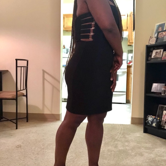 Black Express Mini Dress - Picture 3 of 4